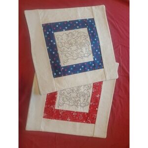 Set Of 2 Cat Pillowt@lk Pillow Cases For Throw Pillows 14.5x14.5  Cotton & Linen